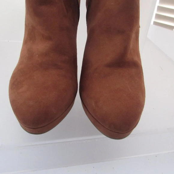 UNLISTED by Kenneth Cole Film Star Tassel Heel Ankle Booties Shoes Size 9 Wide - Picture 7 of 14